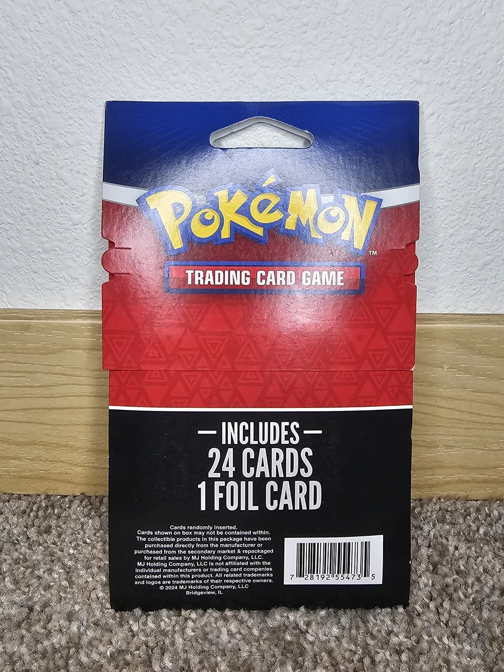 Trading Card Game Booster Pack - Blue/Red
